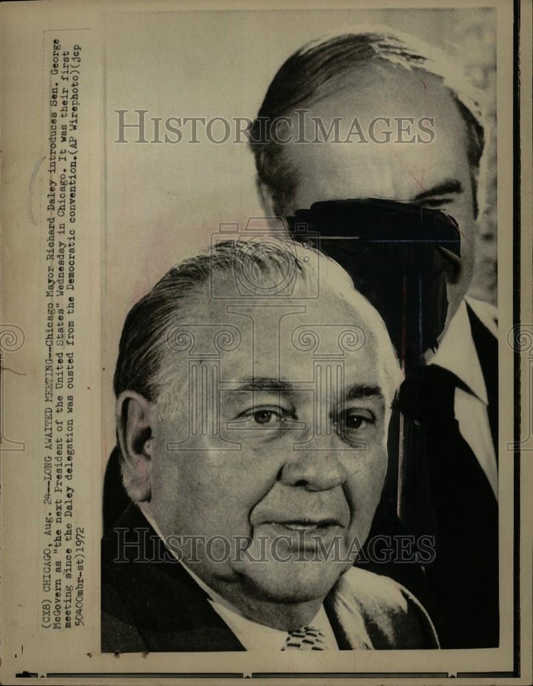 1972 Press Photo Chicago Mayor Richard Daley - Historic Images