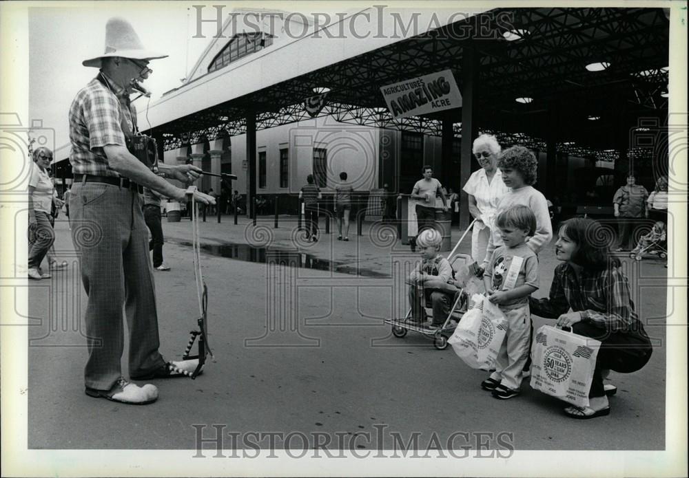 1985 Press Photo State Fair Schneider 1985 - Historic Images