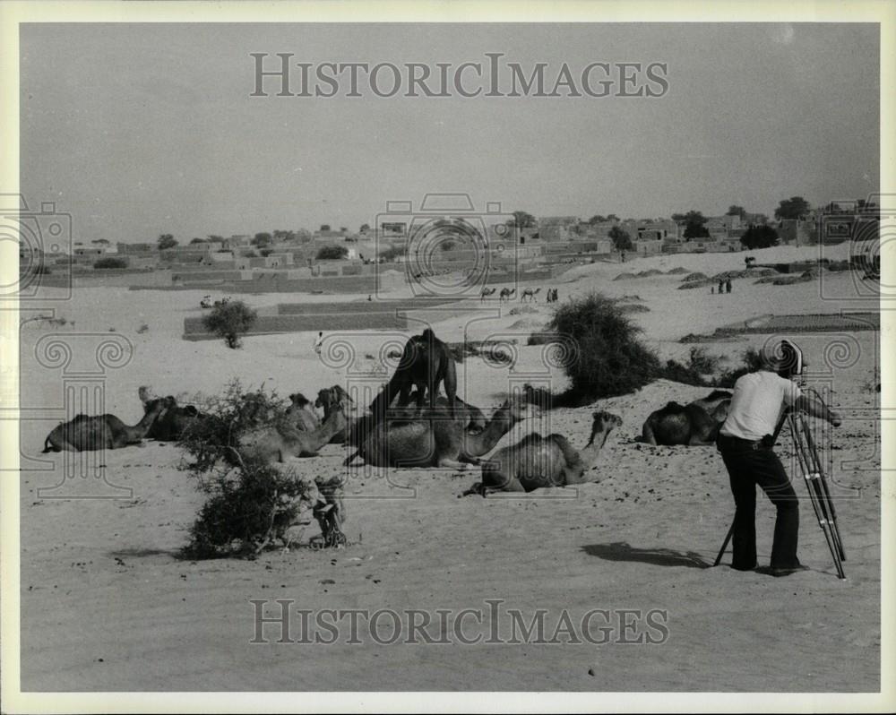 Press Photo Unusal film shooting Timbuktu - Historic Images