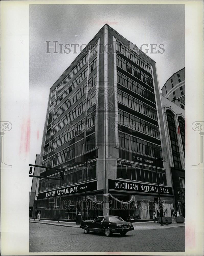 1980 Press Photo National Bank MI Richman Bro. Bldg. - Historic Images