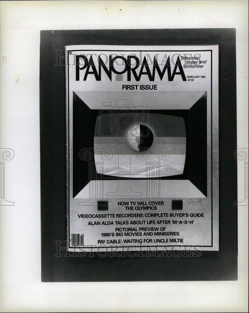 1980 Press Photo Panorama's first magazine - Historic Images