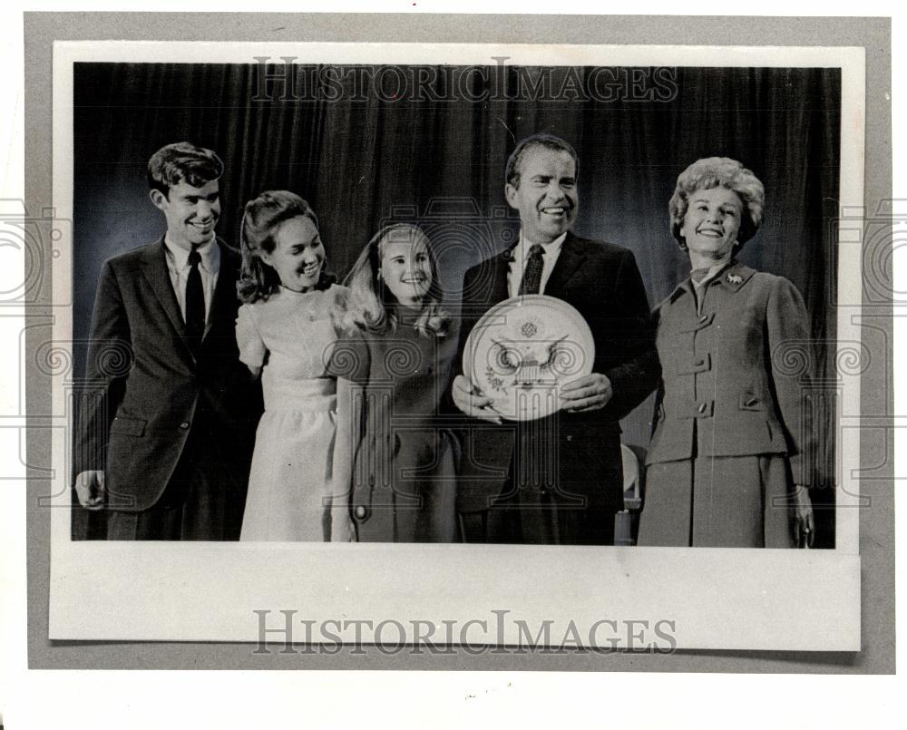 1969 Press Photo Richard Milhous Nixon President - Historic Images