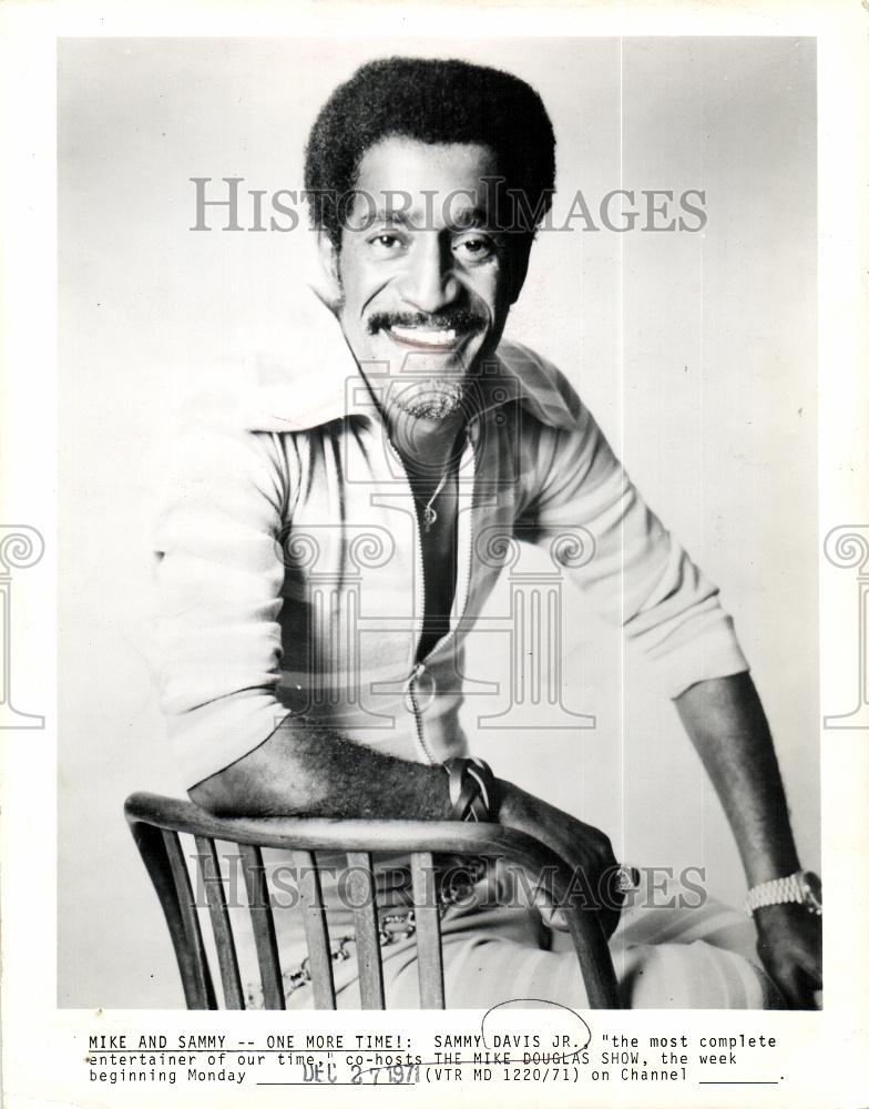 1971 Press Photo Samuel George SAMMY DAVIS ACTOR - Historic Images