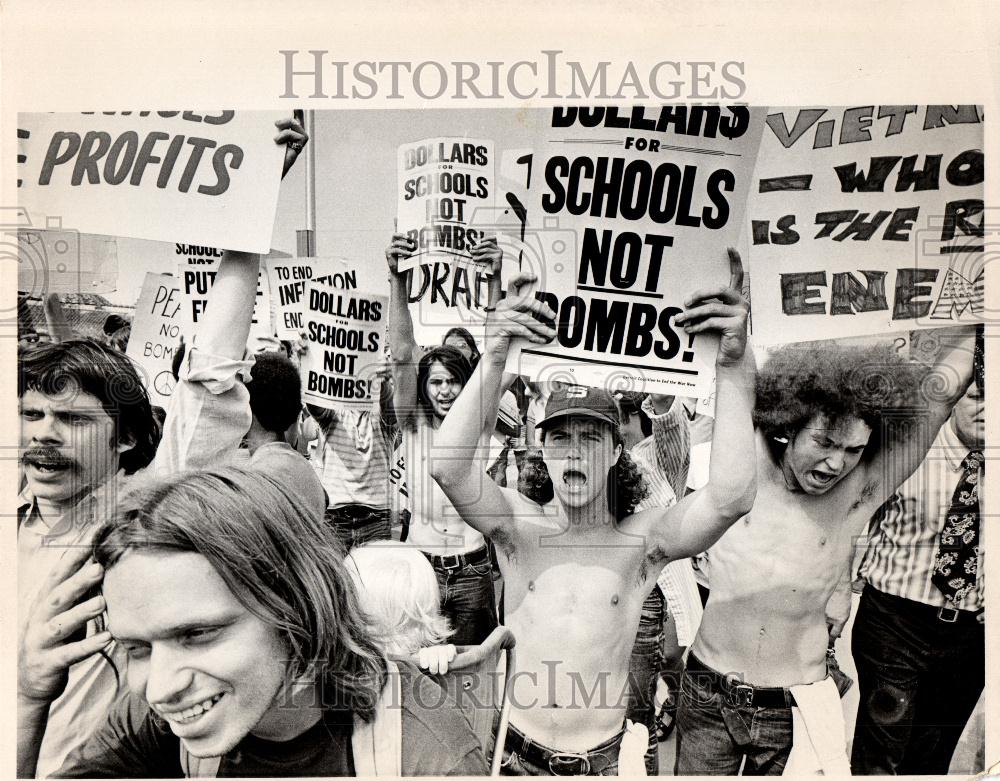 Press Photo Nixon Detroit - Historic Images