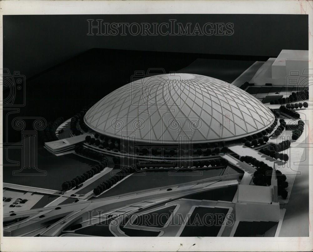 1971 Press Photo RIVERFRONT STADIUM - Historic Images