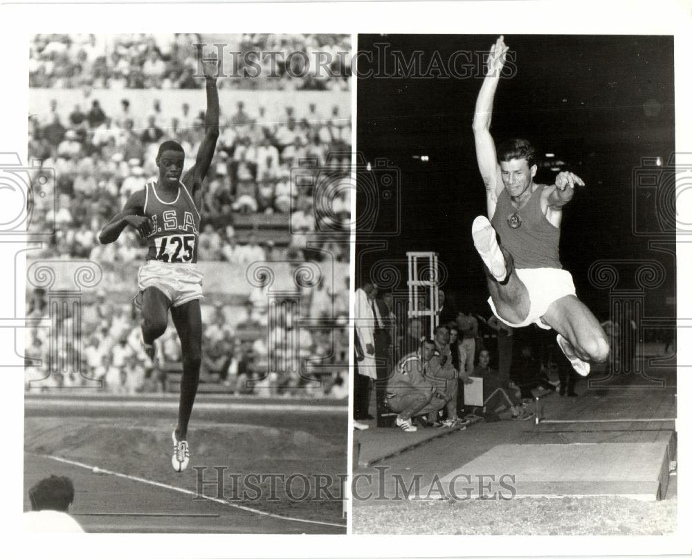 1968 Press Photo Igor Ter-Ovanesyam Ralph Boston - Historic Images