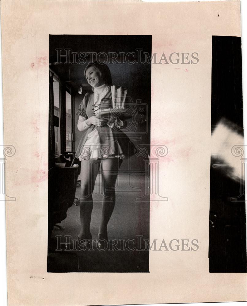 1973 Press Photo Metropolitan Airport Pam Matheson - Historic Images