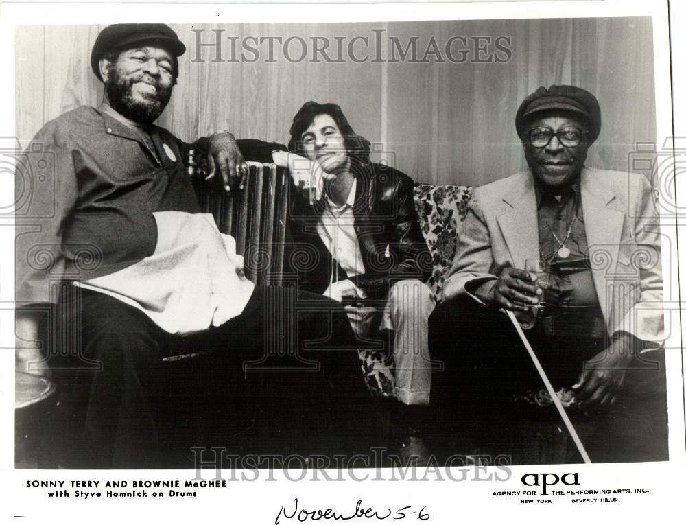 1985 Press Photo Sonny Terry Musician - Historic Images