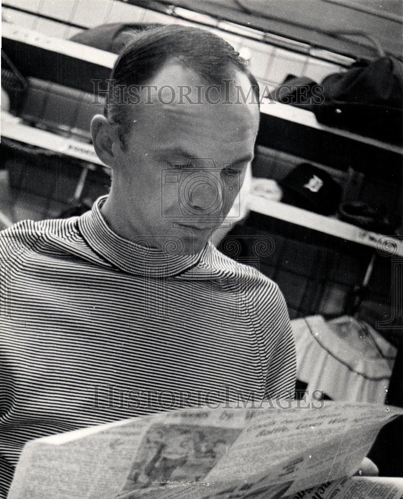 1971 Press Photo Dick Tracewski Baseball Player - Historic Images
