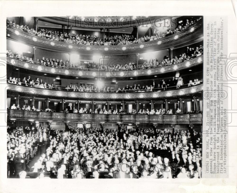 1949 Press Photo Metropolitan Opera House R. Strauss - Historic Images