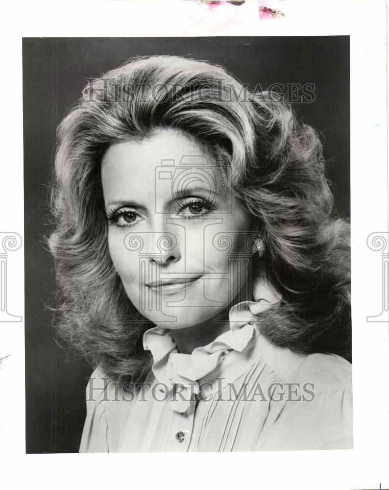 1982 Press Photo Constance Towers actress singer TV - Historic Images