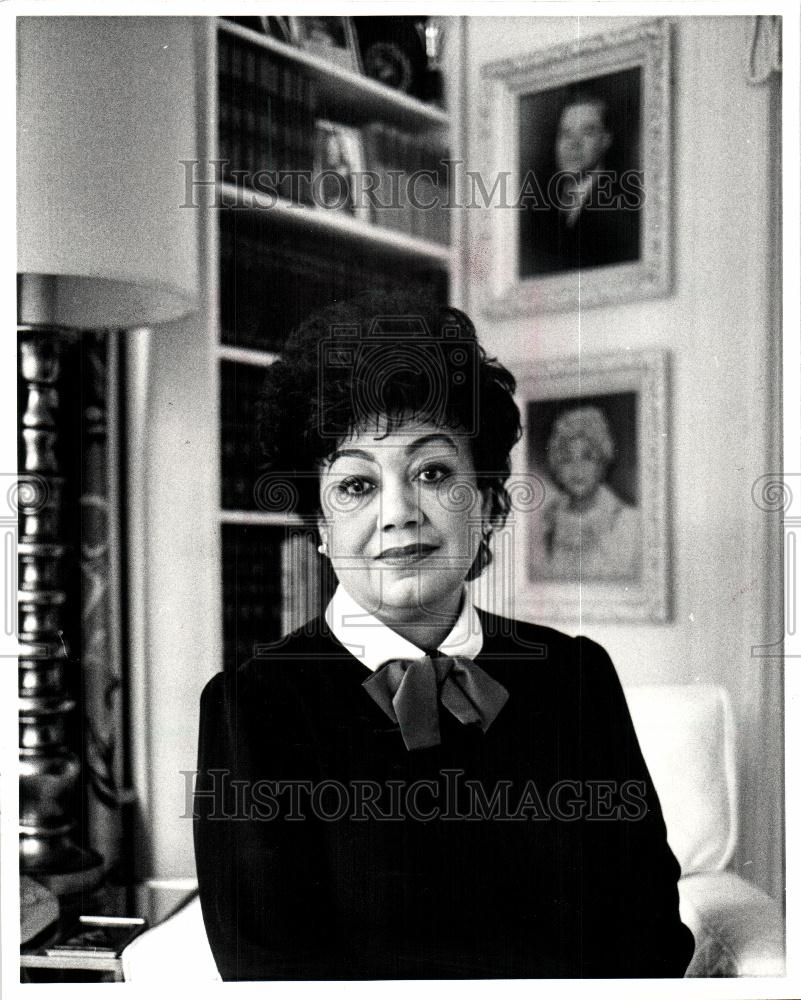 1986 Press Photo Mary-Agnes Miller Davis,Teen Conferenc - Historic Images