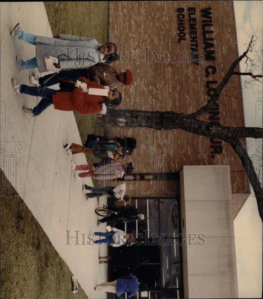 1985 Press Photo William C. Elementary School - Historic Images