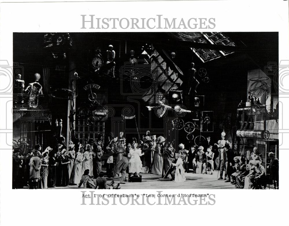 1983 Press Photo Metropolitan Opera Jacques Offenbach - Historic Images