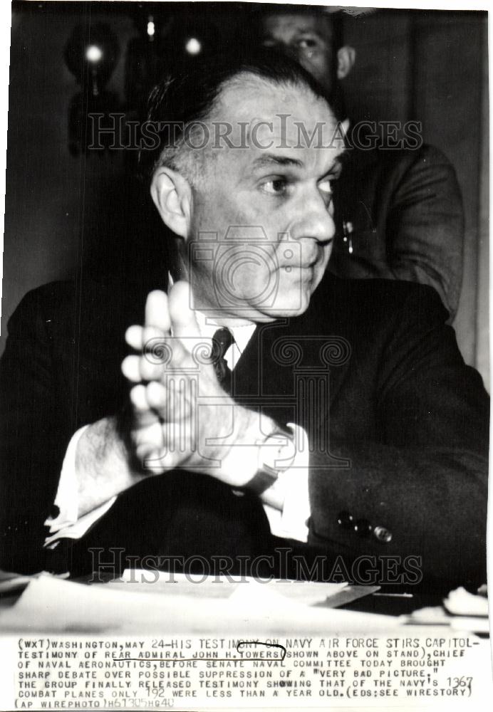 1967 Press Photo Air Force Towers Senate Committee - Historic Images