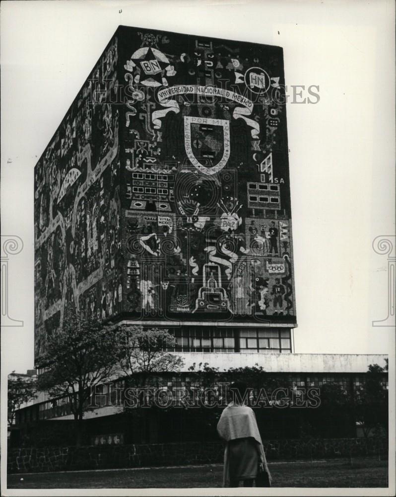 Press Photo mexico university center place library - Historic Images