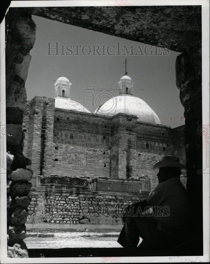 1966 Press Photo Church Historic Mitla Mexico - Historic Images