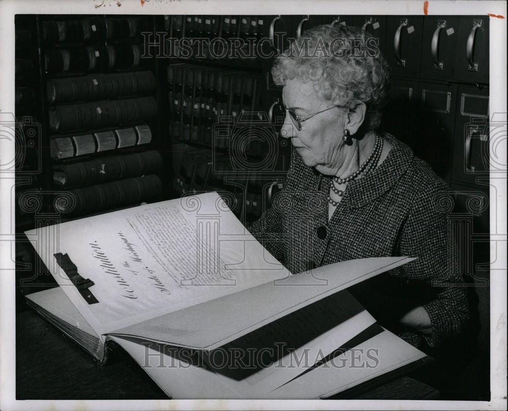 1961 Press Photo Michigan Constitution restoration - Historic Images