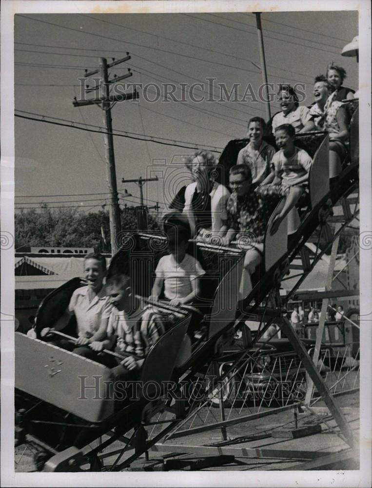 1959 Press Photo They got thrill in Michigan State Fair - Historic Images