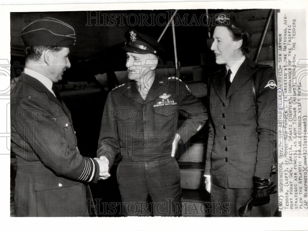 1941 Press Photo air force RAF Tedder Spaatz - Historic Images