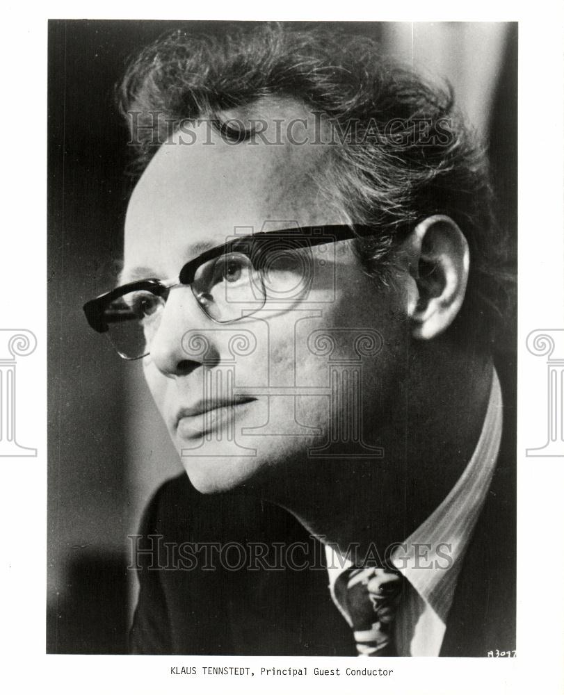 1989 Press Photo Klaus Tennstedt Conductor - Historic Images