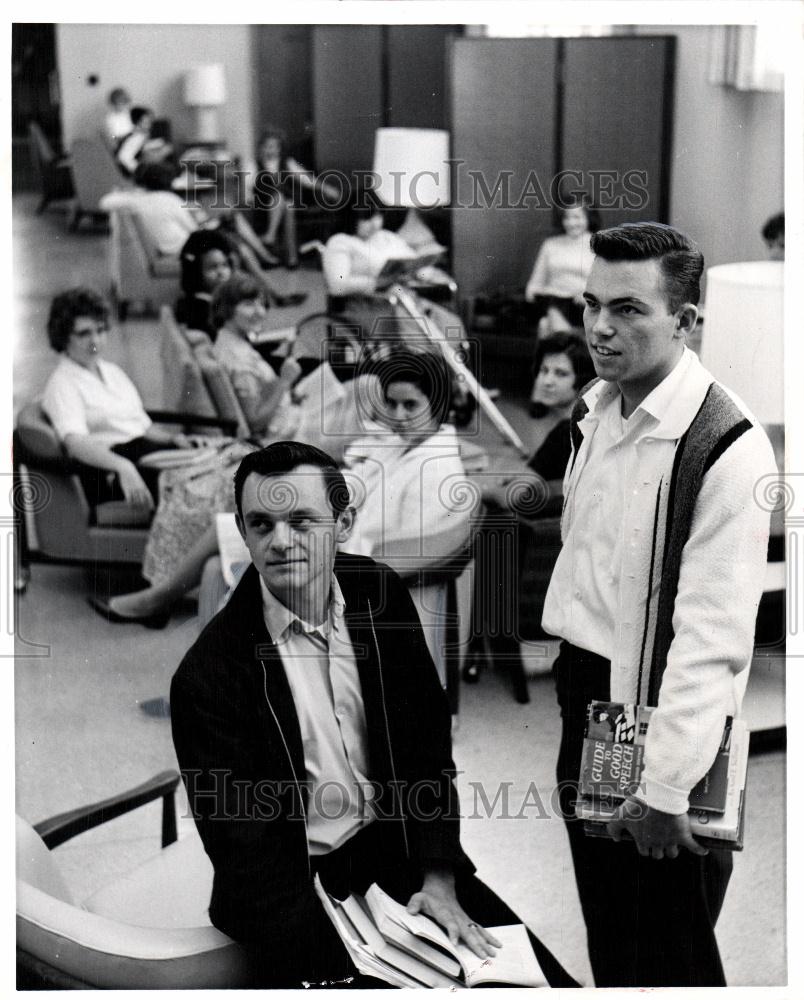 1963 Press Photo Mercy College of Detroit. - Historic Images