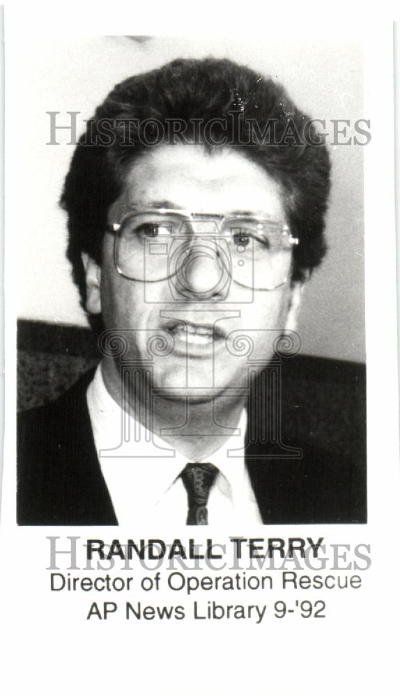 Press Photo Randall Terry Director - Historic Images