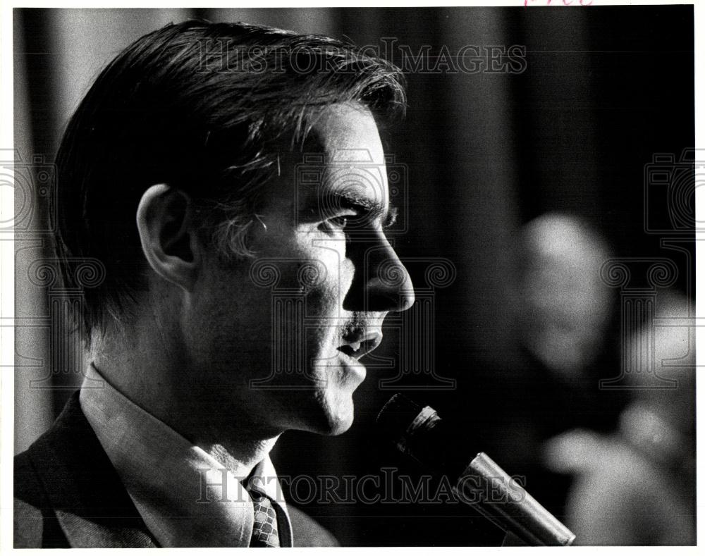 1980 Press Photo Wayne State Brown - Historic Images