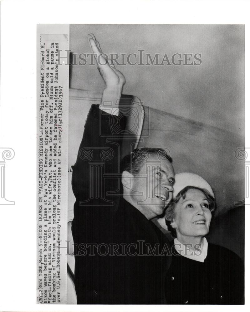 1967 Press Photo Richard M. Nixon - Historic Images