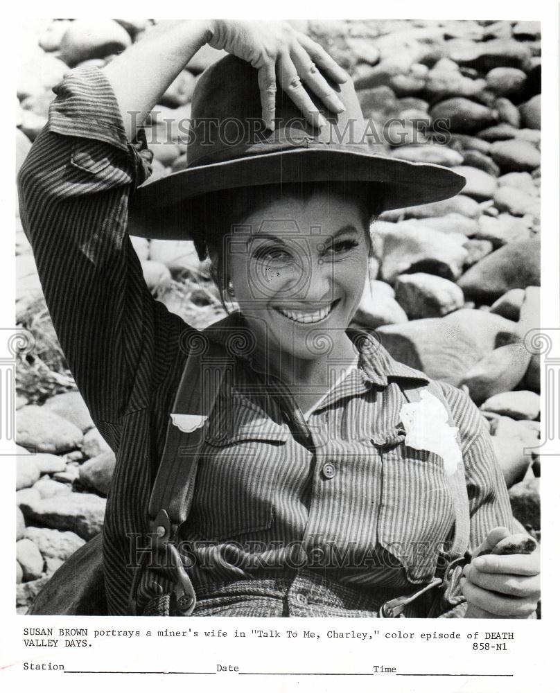 1970 Press Photo Susan Brown Actress Talk To Me Charley - Historic Images