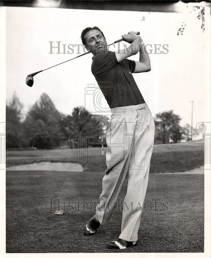 1954 Press Photo Joe Thacker PGA golfer no wins - Historic Images