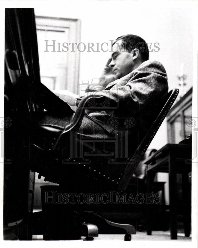 1958 Press Photo Ike Boy Richard Nixon privacy office - Historic Images