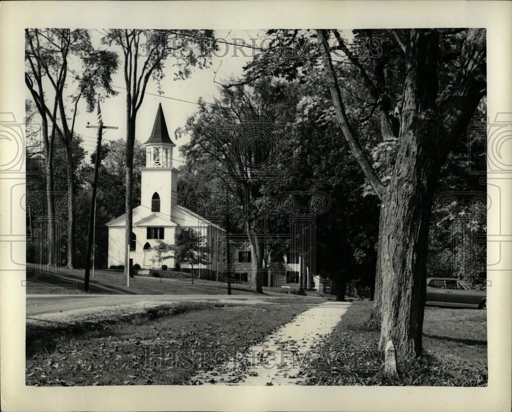 1980 Press Photo Maine Church - Historic Images