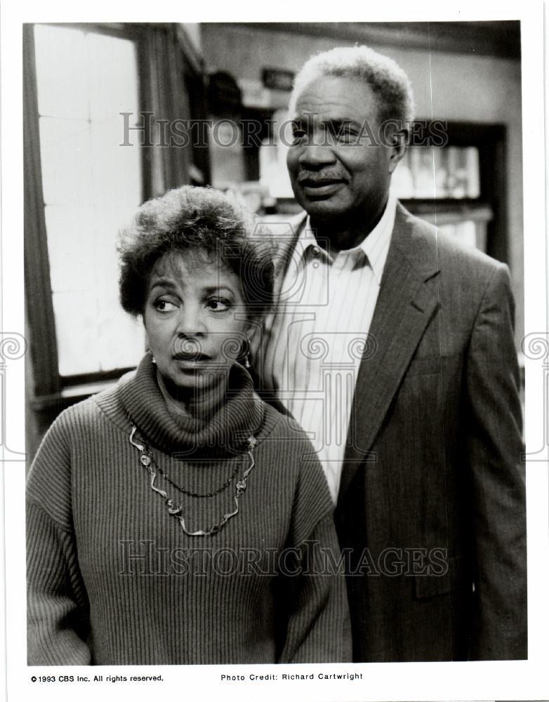 Press Photo Ruby Dee Ossie Davis Evening Shade - Historic Images