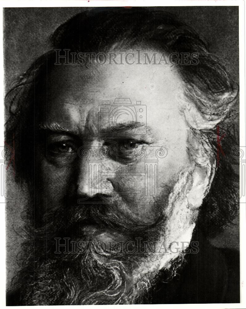 1988 Press Photo Johannes Brahms, Composer - Historic Images