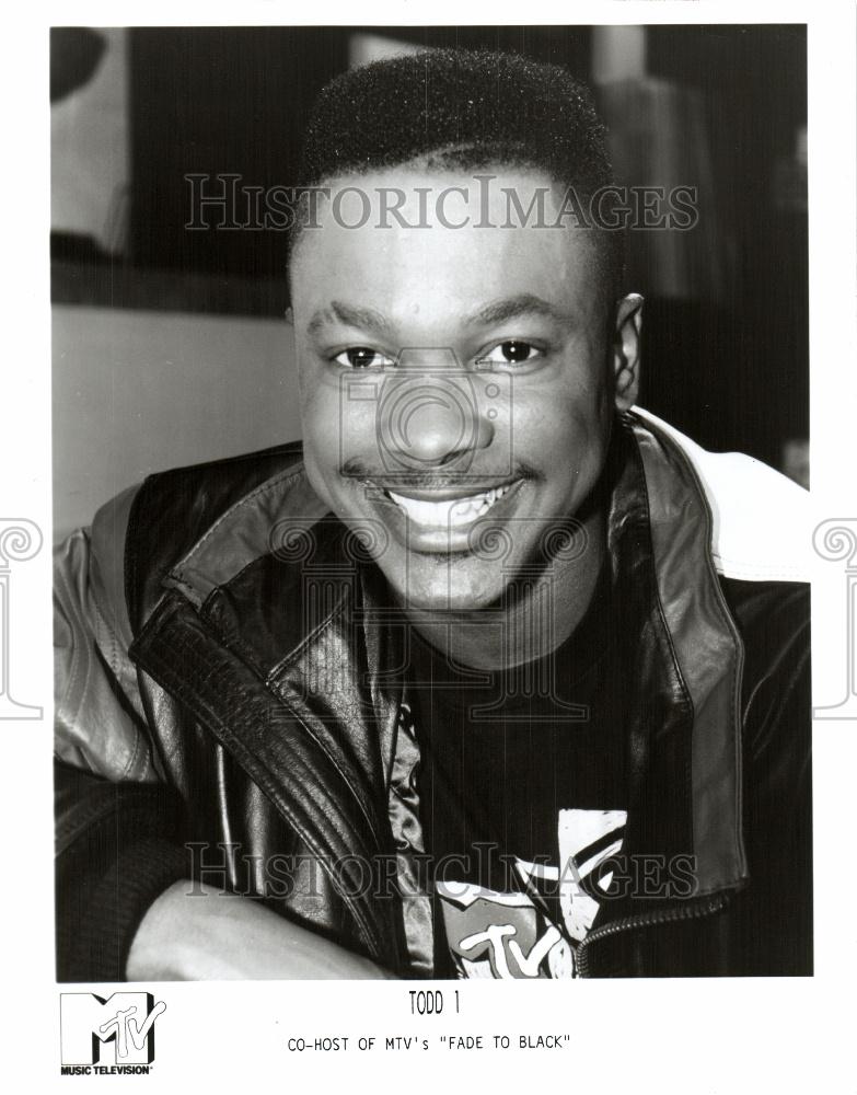 1991 Press Photo Todd Brown Co-Host MTV - Historic Images