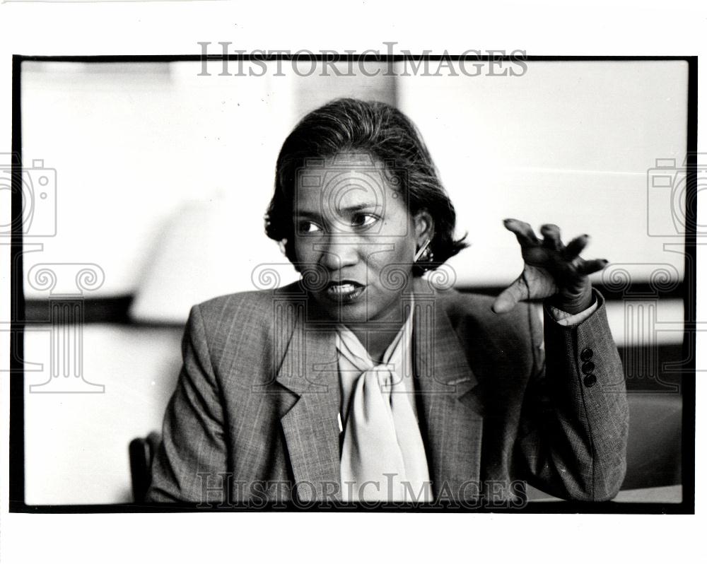 1991 Press Photo Vernice Davis Anthony Public Health - Historic Images