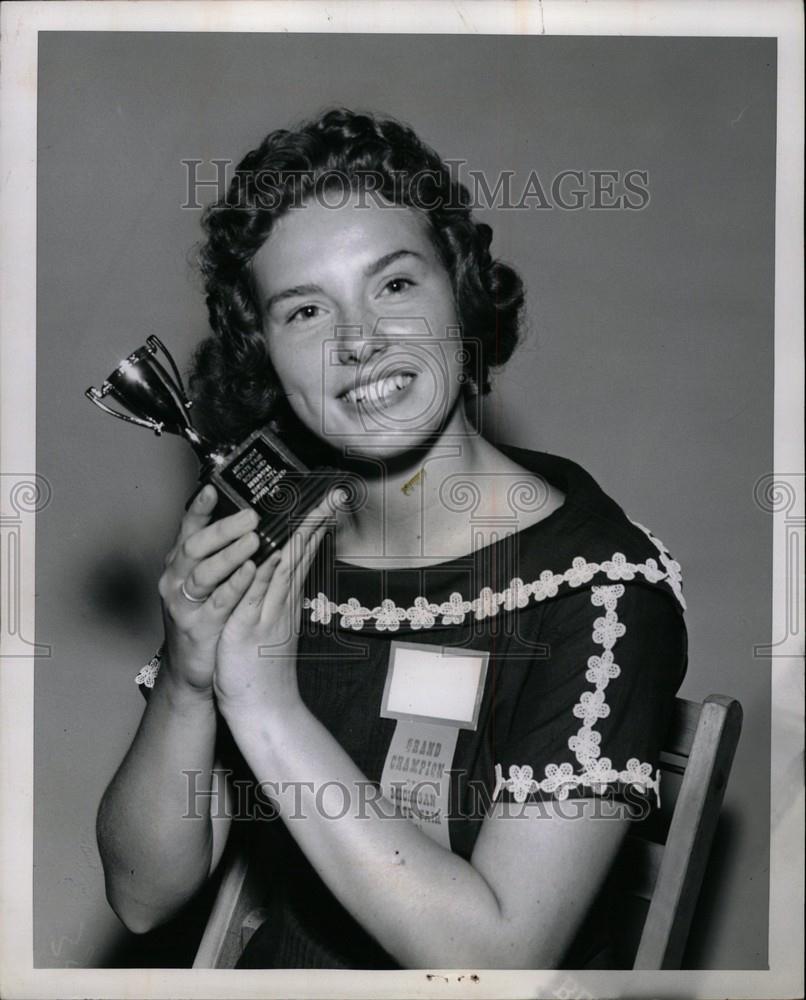 1961 Press Photo Rosalind Brennan Farm City Award - Historic Images