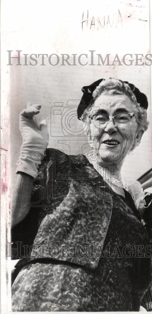 1960 Press Photo Mrs. Hannah Nixon - Historic Images