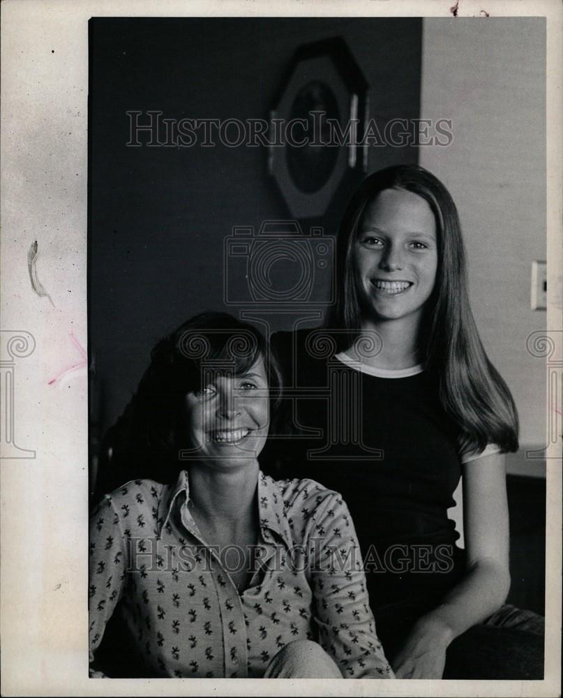 1973 Press Photo Leslie Curtis Kelly Curtis - Historic Images