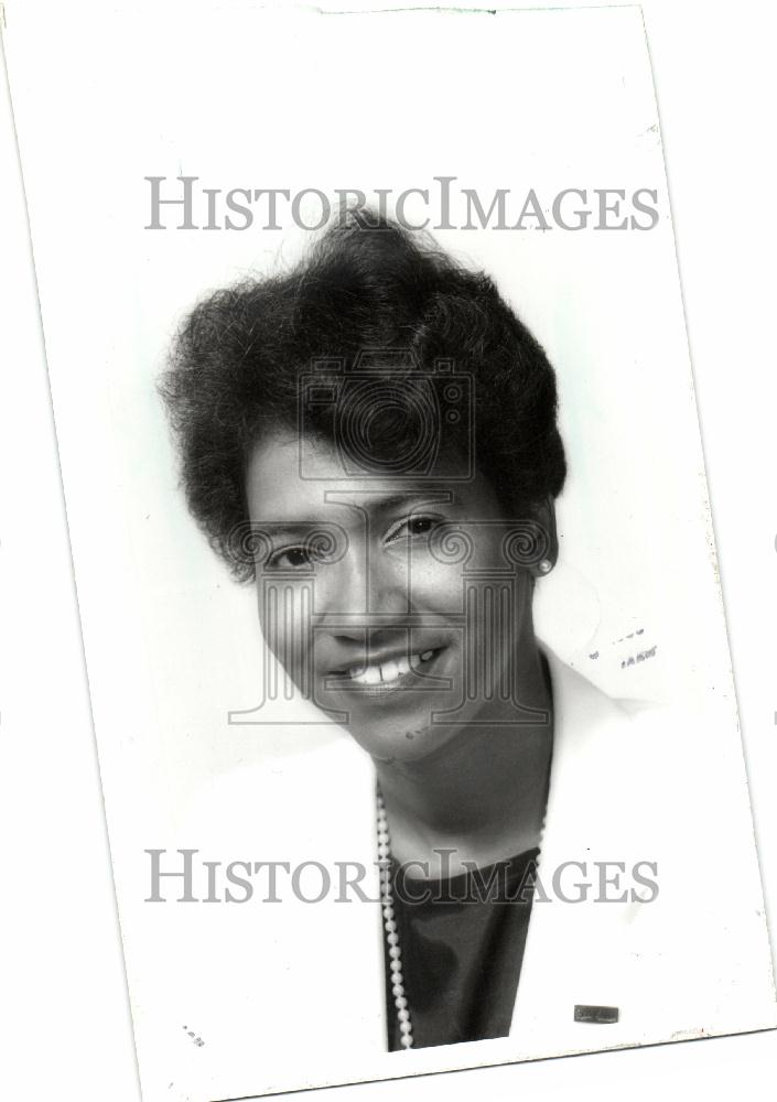 1986 Press Photo Vernice Davis Anthony Detroit Health - Historic Images