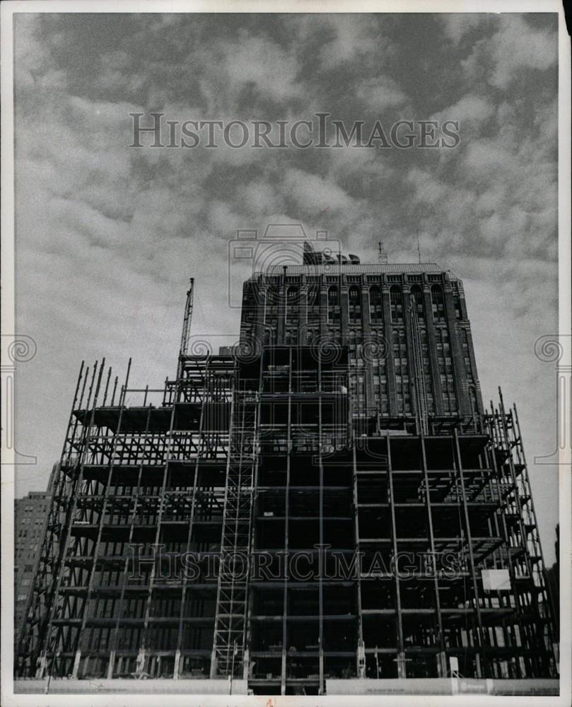 1970 Press Photo Michigan Bell Telephone building - Historic Images