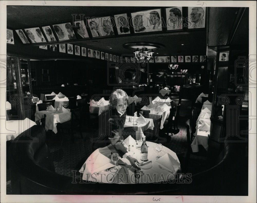 1989 Press Photo London Chop House - Historic Images