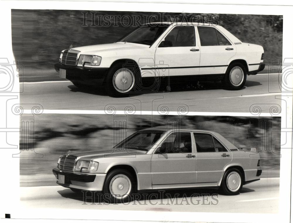 Press Photo Mercedes 190E 2.3-16  four valves - Historic Images