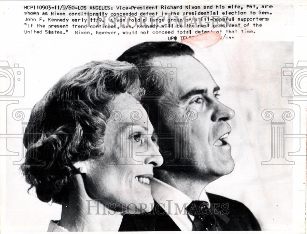 1960 Press Photo Vice-President Nixon Elections 1960 - Historic Images