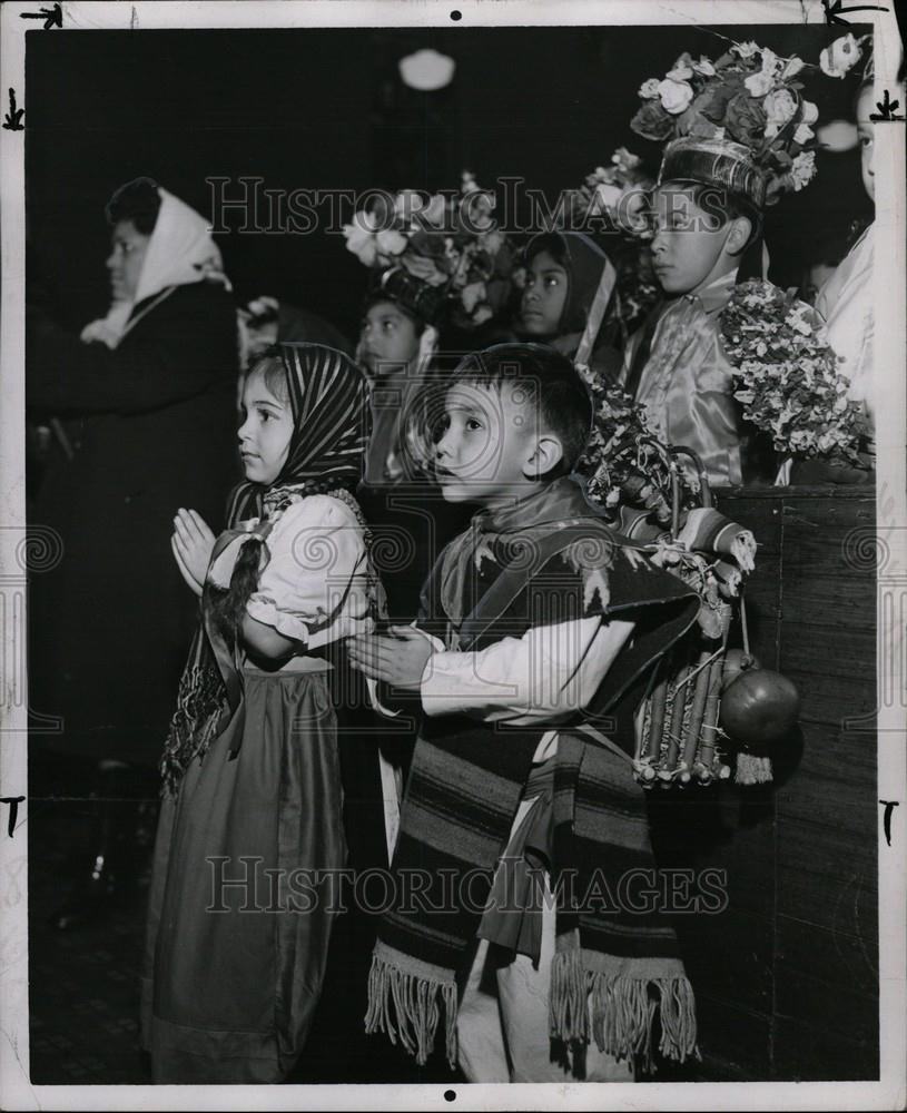 1951 Press Photo Mexican Indian Boys portrayed by - Historic Images