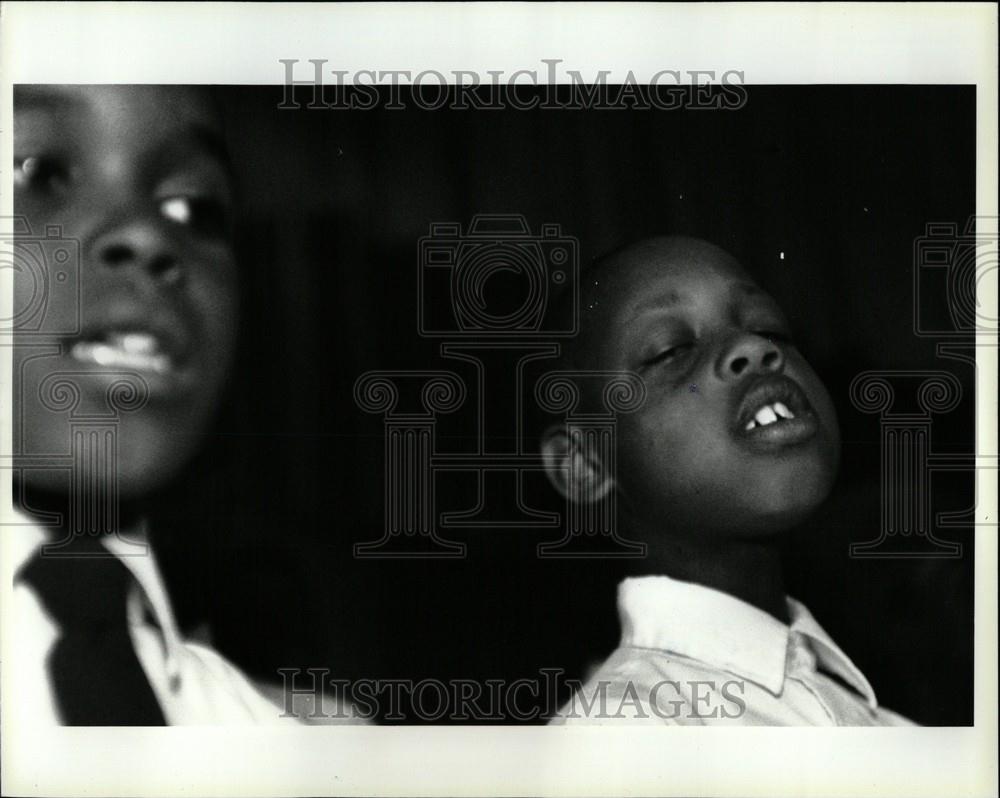 1995 Press Photo Jarret Lee Malcolm X Academy - Historic Images