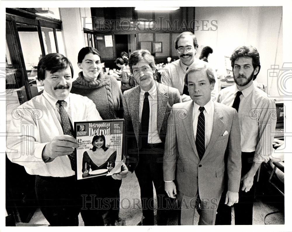 1984 Press Photo Metropolitan Detroit magazine - Historic Images