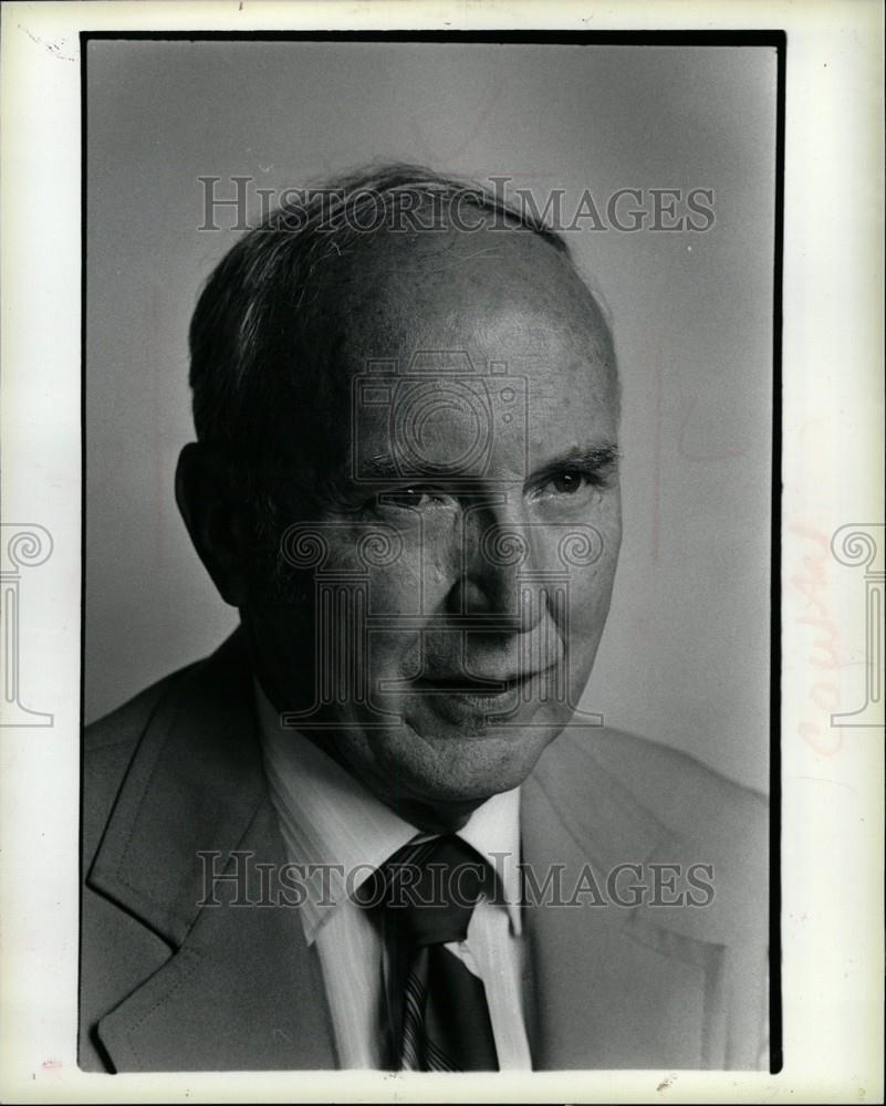 1984 Press Photo James Cowan Township trustee - Historic Images
