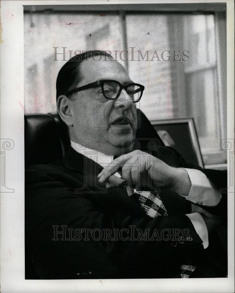 1976 Press Photo Edward Cushman US federal Judge - Historic Images